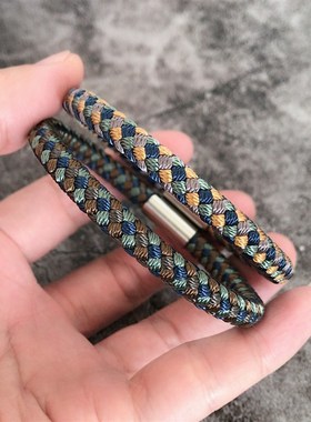 一缕青丝锦鲤手链 纯手工编织 可以自己添加头发 情人节创意礼物