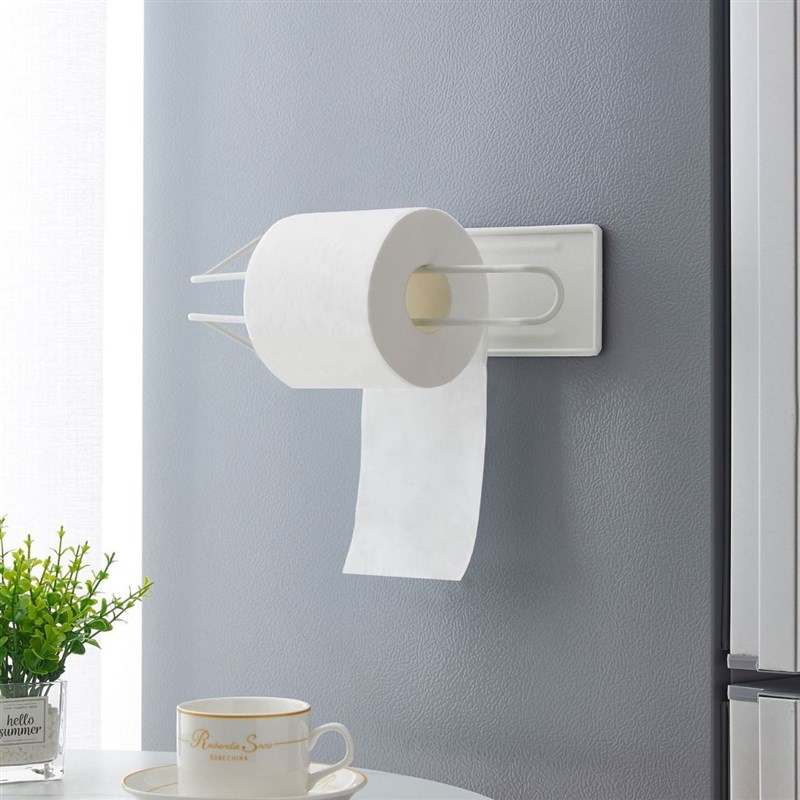 日式磁铁纸d巾架 厨房卷纸毛巾抹布挂架 卫生间置物架免打孔收纳