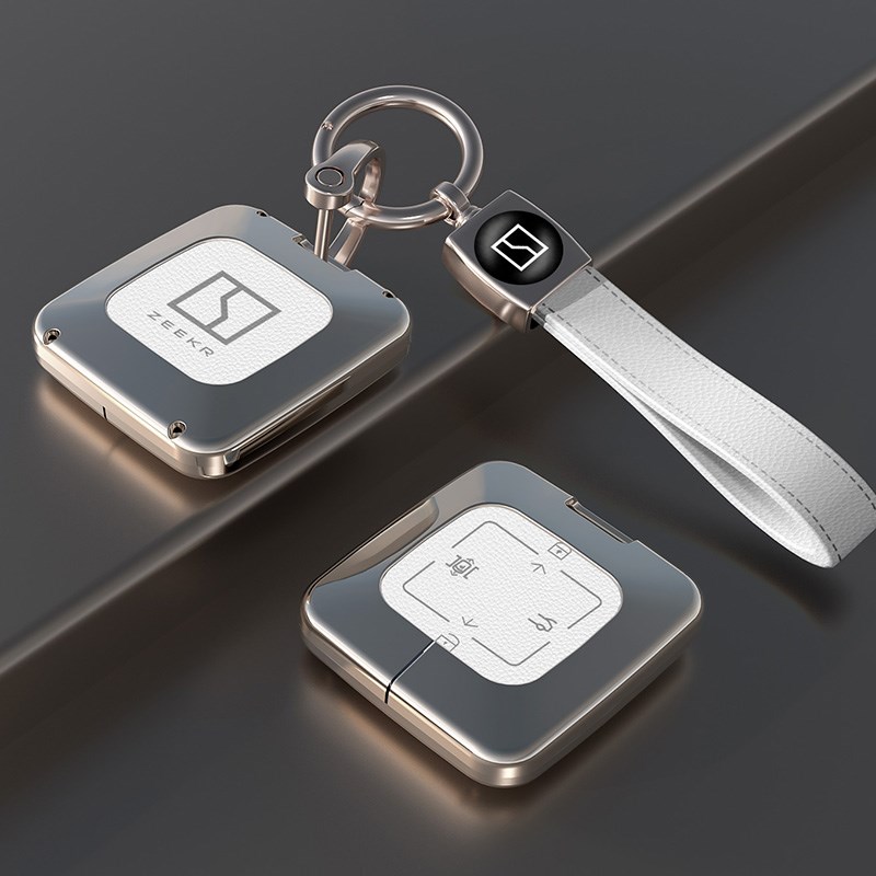 2024款极氪001钥匙套007卡片009汽车zeekr扣新款25W款极客7x金属