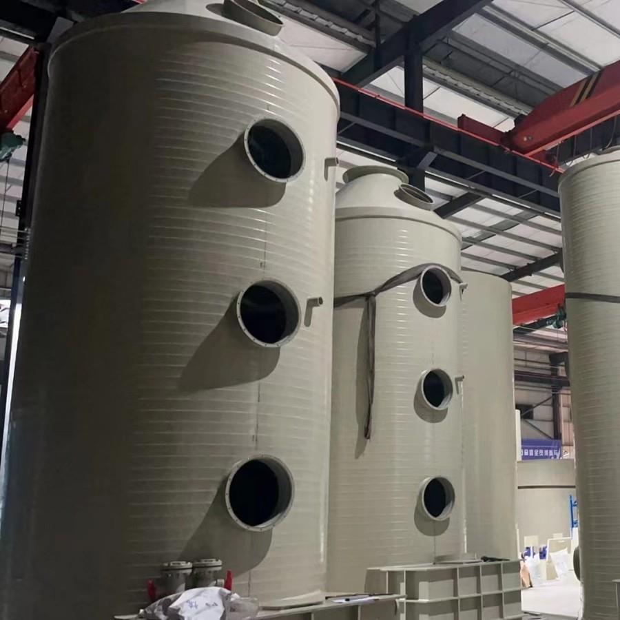 聚丙烯酸雾废气洗涤塔pp洗涤净化塔pph萃取中间吸收塔按需制作