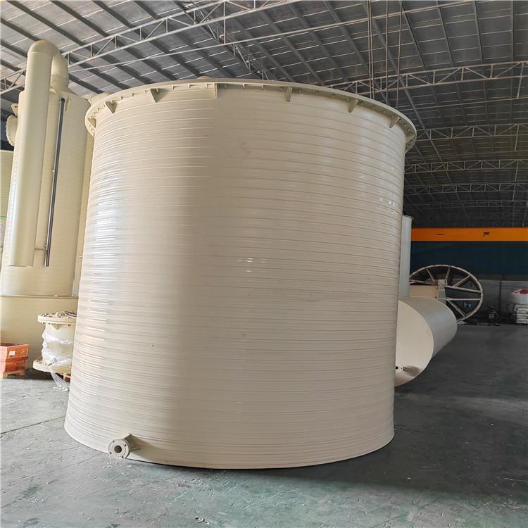 武汉30吨PPH化工储罐立式带聚丙烯缠绕无接缝污水处理pp罐