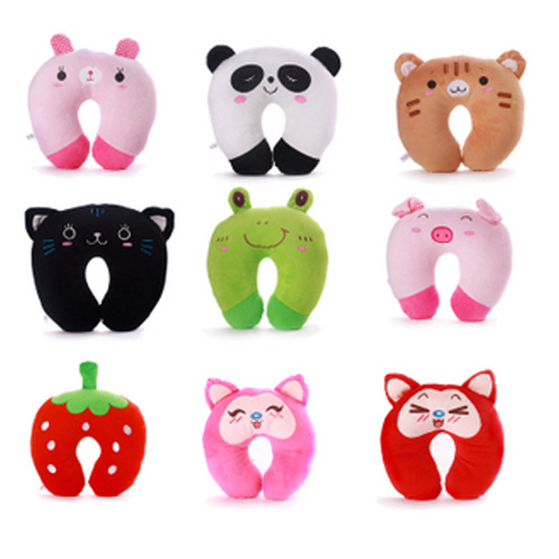 卡通U型枕头护颈枕毛绒公仔靠枕颈枕可爱办公室旅行午睡枕定制