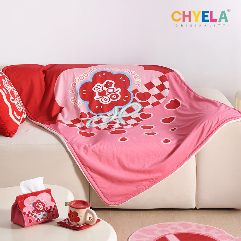 永结同心毯子办公室午睡毯空调毯披肩毛毯盖毯结婚礼物礼品AO17,床上用品,休闲毯/毛毯/绒毯,淘宝优惠券,粉丝福利购,淘宝优惠卷
