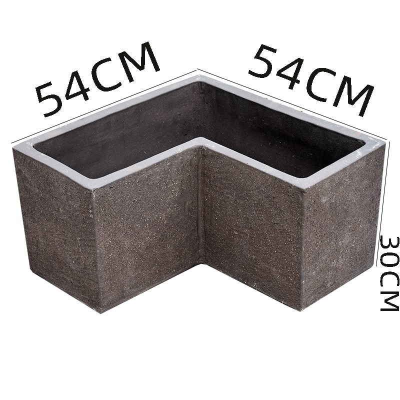 超大矩形马槽花盆粗陶莲花睡莲A池陶瓷罐S大直径水培盆景花盆