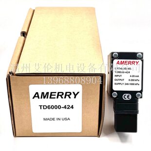 美国阿梅里Amerry 电气转换器比例阀 TD6000-424