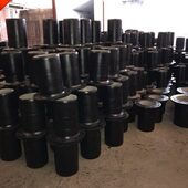 湖北厂家DN80 DN1800球墨铸铁给水法兰盘插短管乙管短管球墨管件