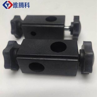 实验室十字夹固定夹烧瓶夹连接件铁架台固定夹方台配件16mm孔径紧