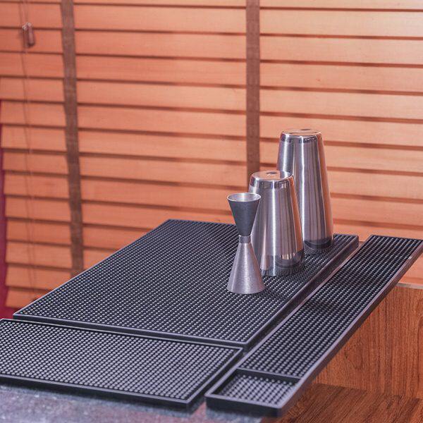 酒吧传奇方型吧垫酒吧垫滤水方形橡胶吧垫长调酒工具垫杯子滤水垫