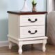 实木北欧床头柜简约现代储物柜收纳柜卧室床边柜欧式 客厅边柜长40