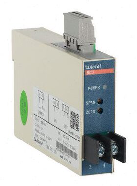 单相交流电流变送器BD-AI 0-5A隔离输出4-20mA或0-5V精度0.5级