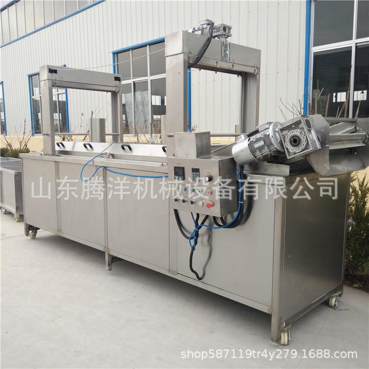 电加热油炸锅自动搅拌油水分离油炸机鱼圆油炸设备