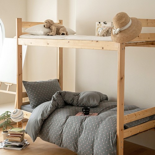 母婴级A类全棉天竺棉单人大学生宿舍床品三件套柔软针织棉床单4件