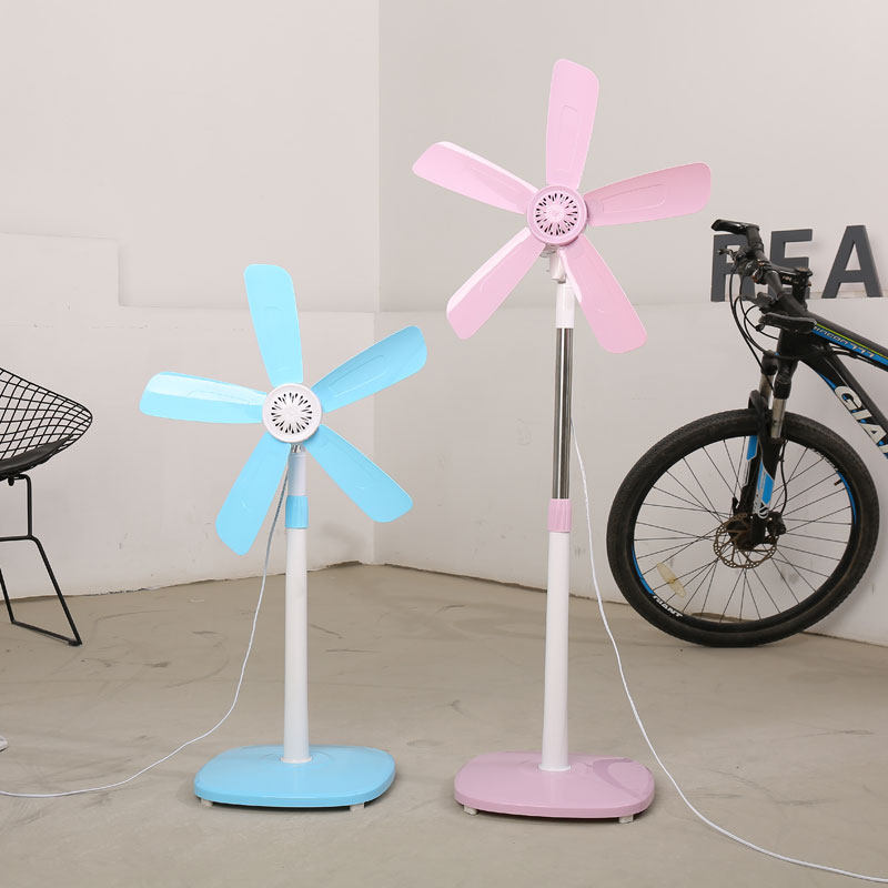 电风扇落地扇家用静音塑料小型立式大风力伸缩无网罩软叶摇头风扇,生活电器,电风扇,淘宝优惠券,粉丝福利购,淘宝优惠卷