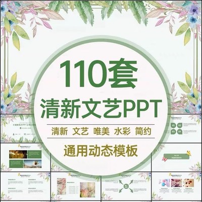 110套PPT素材