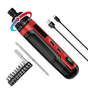 大扭矩电动螺丝刀充电式家用小型电动手电钻起子全自动螺丝批套装