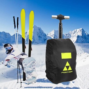 带拉杆新款双板滑雪背包装备包雪鞋包头灰包双肩竟托运