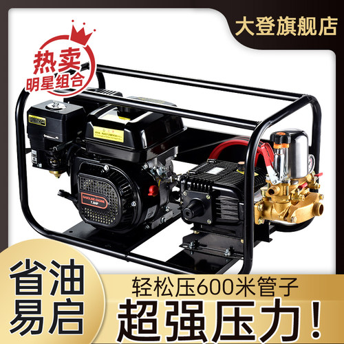 汽油高压打药机柴油机农用机动喷雾器直连泵果树打农药消毒喷洒器