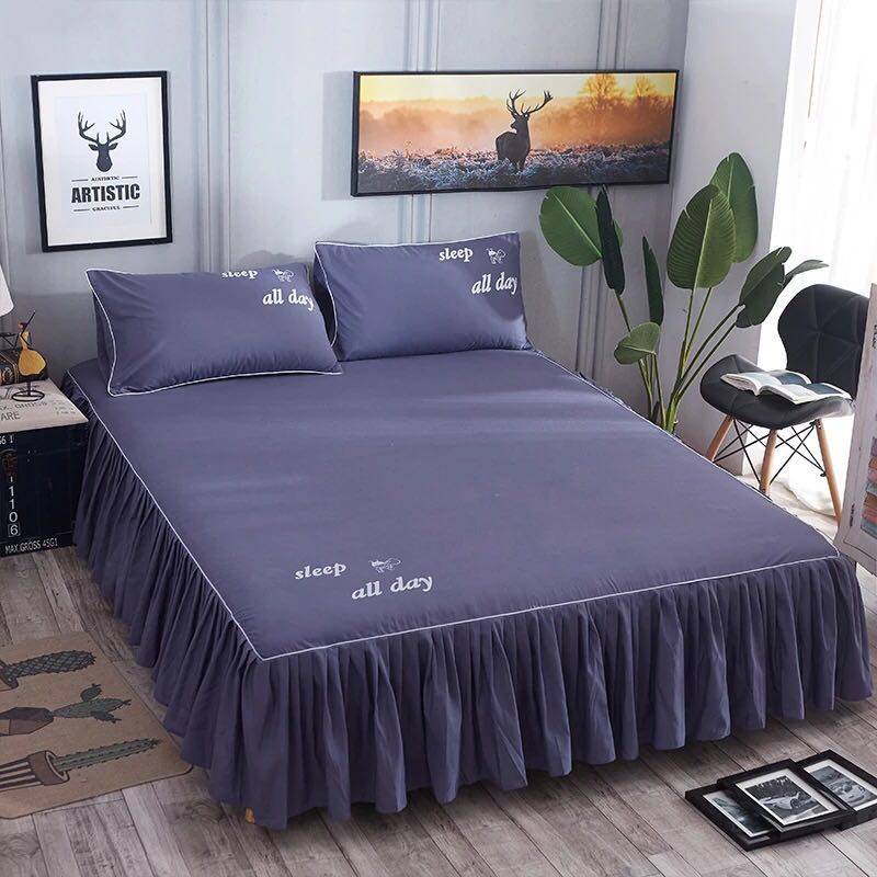 床罩床裙式床套单件防尘保护套纯棉全棉夏季床单床垫床笠全包防滑,床上用品,床裙,淘宝优惠券,粉丝福利购,淘宝优惠卷