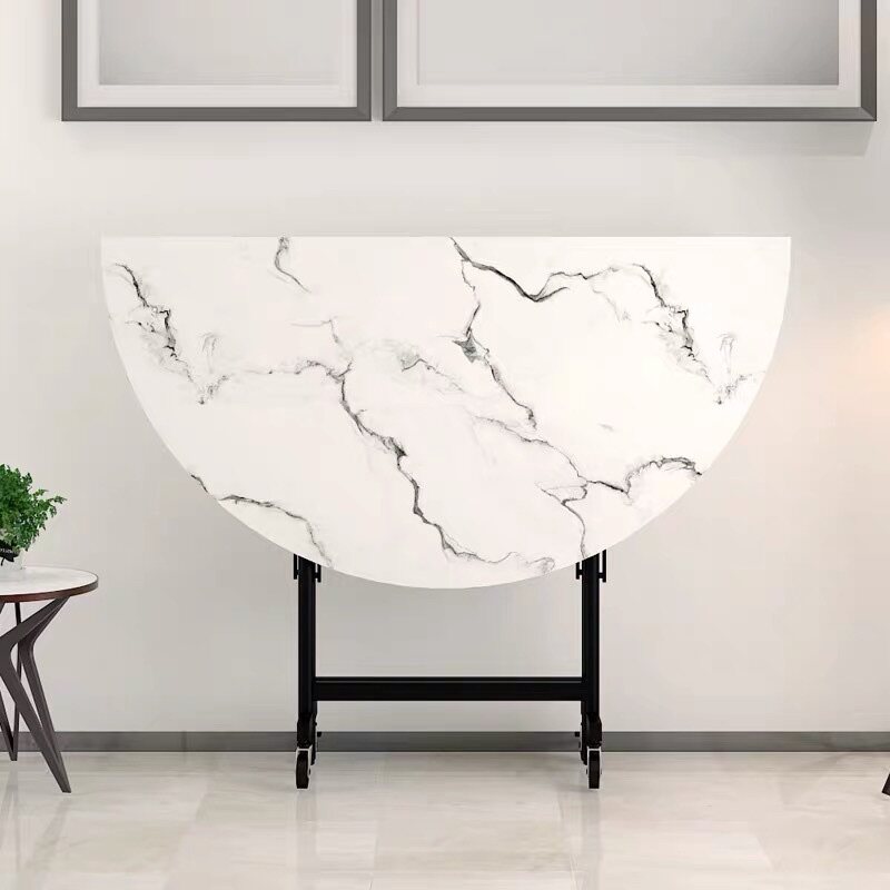 实木餐桌圆桌伸缩折叠6小户型8人10橡木12圆形4饭台1.5米1.2M园2