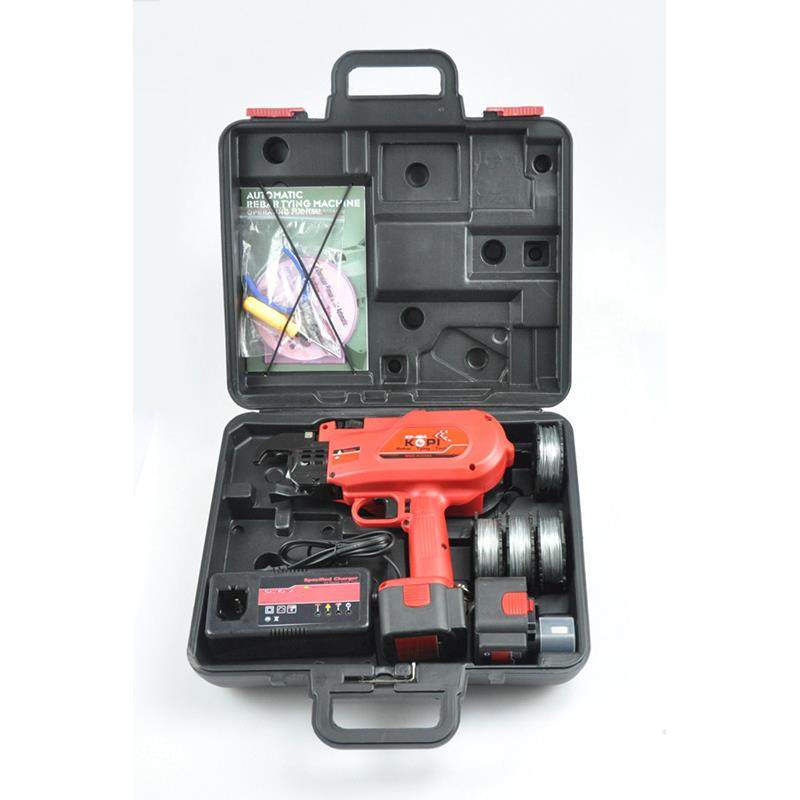 KP-400A充电式钢筋捆扎机电池驱动钢丝扎带枪