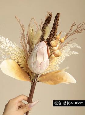 假花装饰麦穗摆件摆设高级帝王干花花束餐桌仿真风客厅I感花ns花