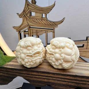 雕刻文玩大貔貅手球工艺品手把件手上盘玩把玩手把球送朋友礼物