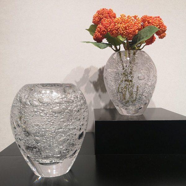简约现透明气泡琉璃花家居软装饰品样板房间餐桌花器插花摆件,家居饰品,花瓶,淘宝优惠券,粉丝福利购,淘宝优惠卷