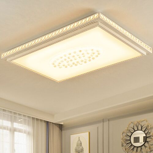 led吸顶灯简约现代圆形卧室灯大气客厅灯过道餐厅阳台灯遥控灯具