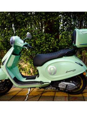 布雷斯通蓝卡BL150T-D尾箱摩托车后备箱行李箱载物箱尾架复古