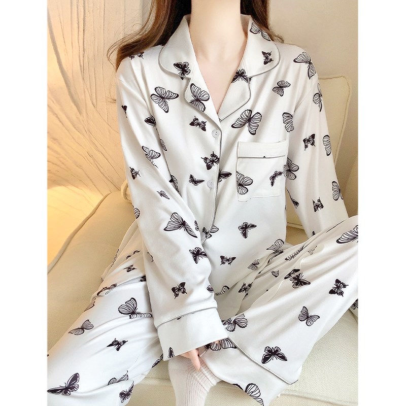 感德绒睡衣女款秋冬季2024新款长袖保暖套装家居服可外穿薄绒图片