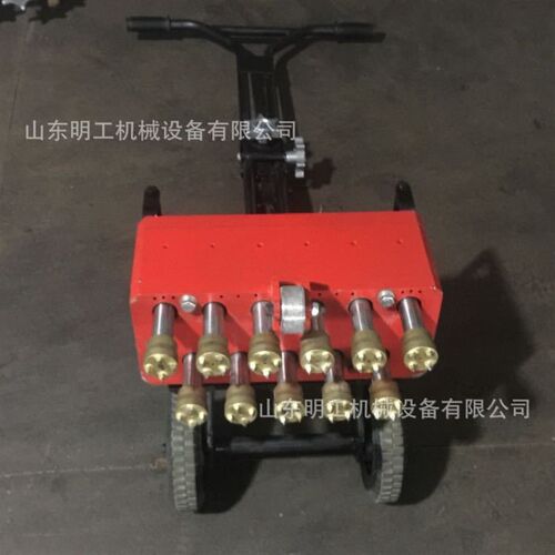 手扶式路面凿毛机 桥面拉毛机 11头气动凿毛机厂家