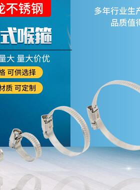 304不锈钢德式卡箍喉箍抱箍管箍管夹9mm12mm厂家供应
