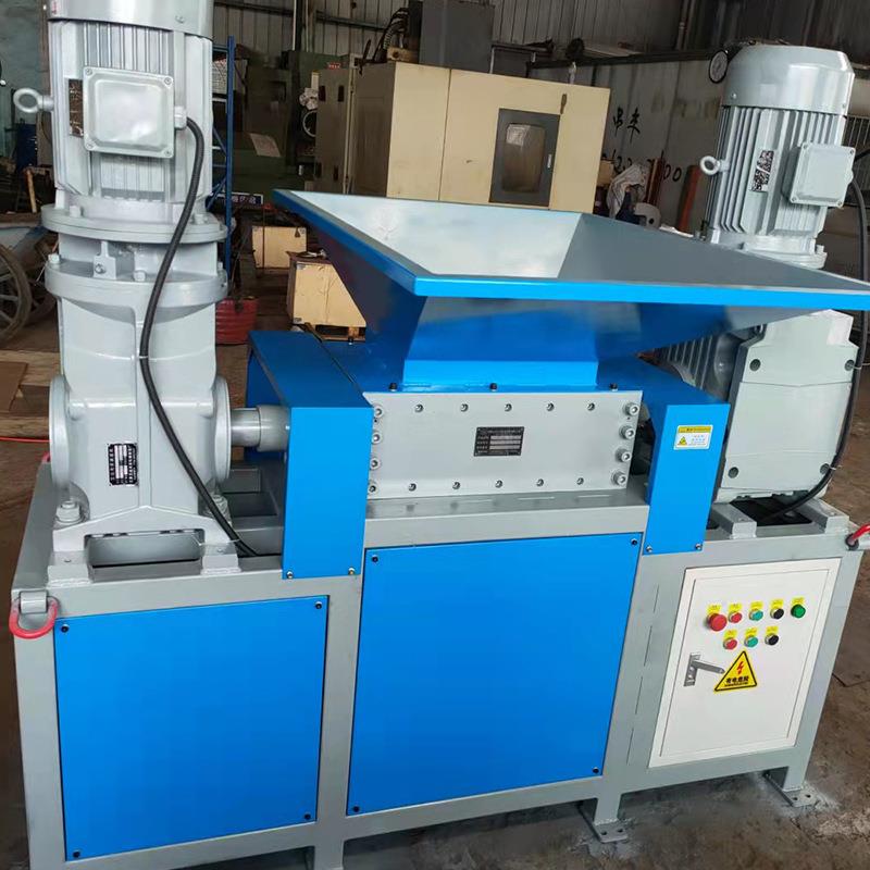 小型双轴撕碎机 小型双动力双轴撕碎机 撕碎机厂家 固废撕碎机