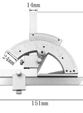 j8量角器0工业级角度尺仪多功能0度数度角度显36320不g3