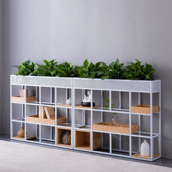 深圳简约现代展示架办公室铁艺花架花草柜镂空置物架隔断柜博古架,商业/办公家具,花槽柜,淘宝优惠券,粉丝福利购,淘宝优惠卷