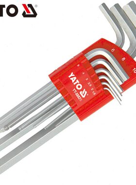 易尔拓（YATO）内六角扳手 档球头内六角扳手组套9件套YT-58825