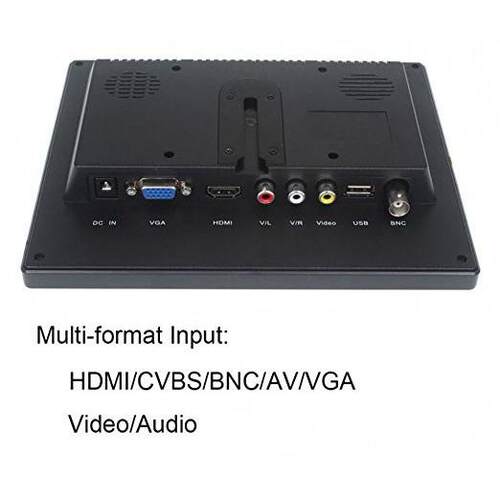 8寸HDMI高清显示器BNC高清监视器VGA电脑萤幕AV显示器IPS全视角
