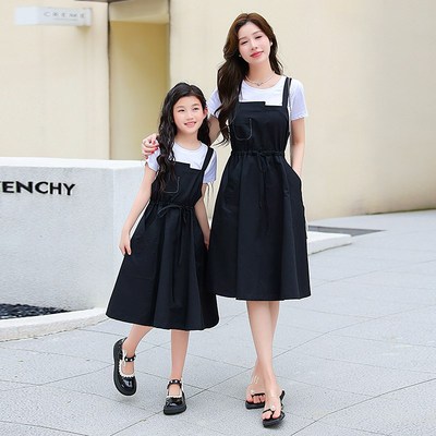 不一样的亲子装母女装套装夏季2024新款纯棉连衣裙高级感洋气炸街