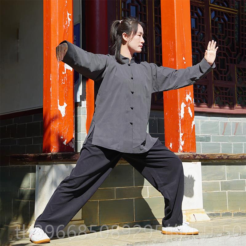 高档感恩太极2024春季新款太极表练术功服女高拳端中式太极服武演图片