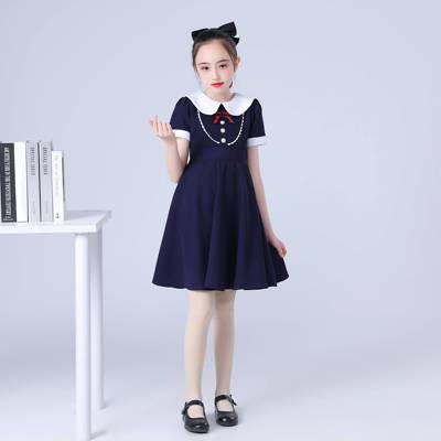 高档十一儿朗童大合唱团出服女童服中小学生诗礼歌演诵比赛表演服