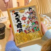 高档天天爆单五路财乔神家元 居宝相框开业礼物迁新礼品搬发财招财