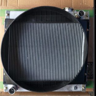 一汽锡490发动机水箱全铝材质带风圈51宽*50高水口上右下左