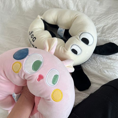 可爱U型枕护颈枕学生卡通飞机旅行靠枕护脖子办T公室午休枕头礼物