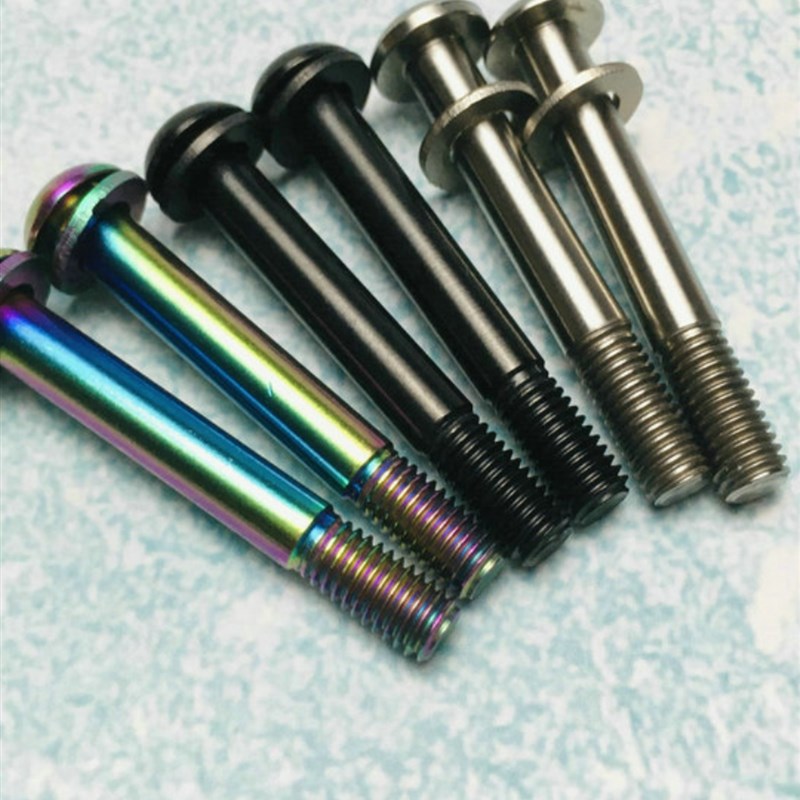 电动自行车Sramo路卡钳固定钛螺丝红轴力轴盘制动代码持有人