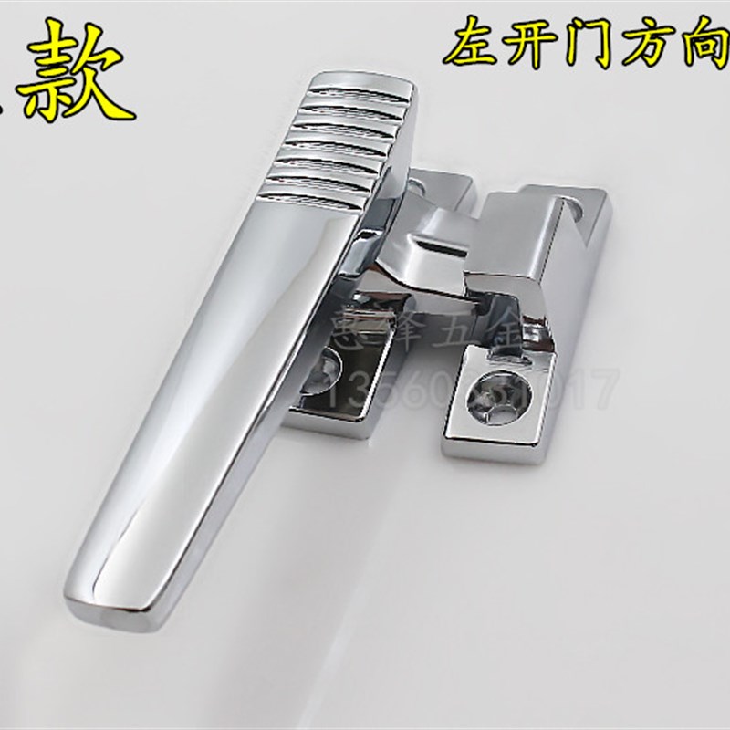 密闭门把手旋转门锁PL022电柜密封门H紧迫式把手涂装机械平面把手