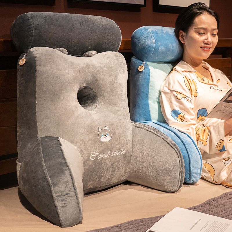 床头靠垫软包床上靠背榻榻米大靠枕靠背垫宿舍R抱枕女生腰枕护腰