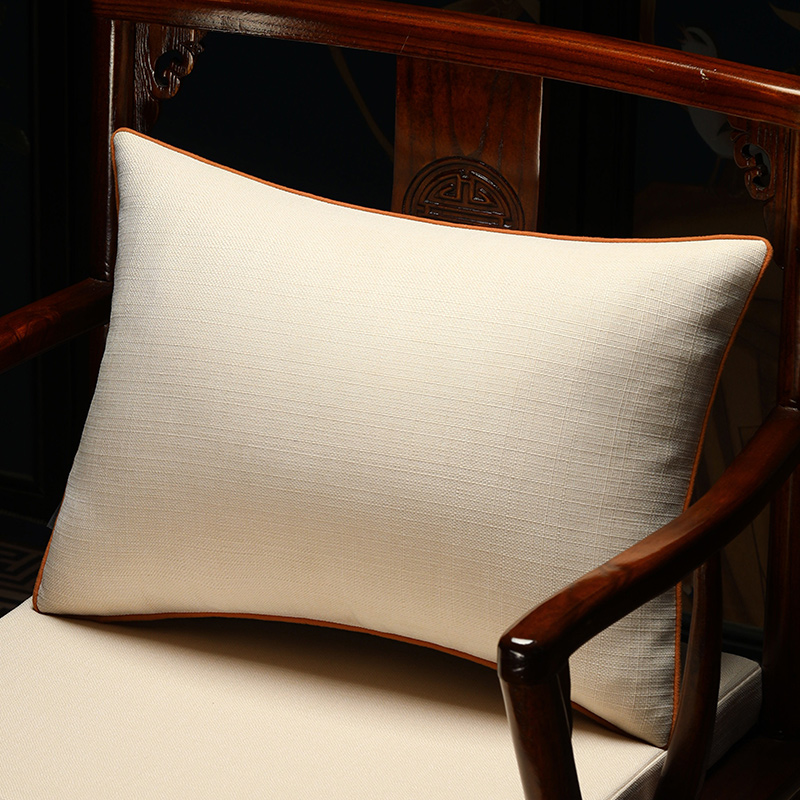 中式抱枕沙发客厅床头靠垫大靠背垫办F公室红木家具靠枕套含芯定
