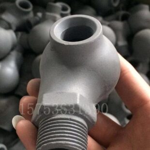 碳化硅喷嘴吸收塔涡流脱硫除尘雾化喷淋头外螺纹陶瓷螺旋喷头包邮