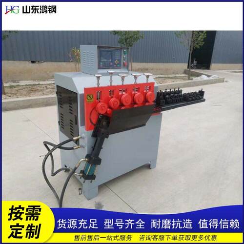 全自动数控打圈机 管桩施工钢丝圆卷成型机 金属线材圆环卷圆机