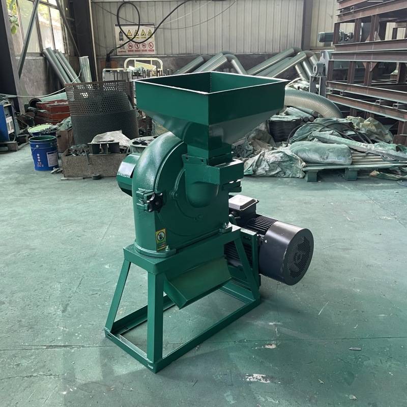玉米粮食粉碎机 15马力柴油加厚双齿盘粉碎机 麸皮豆粕齿爪粉碎机